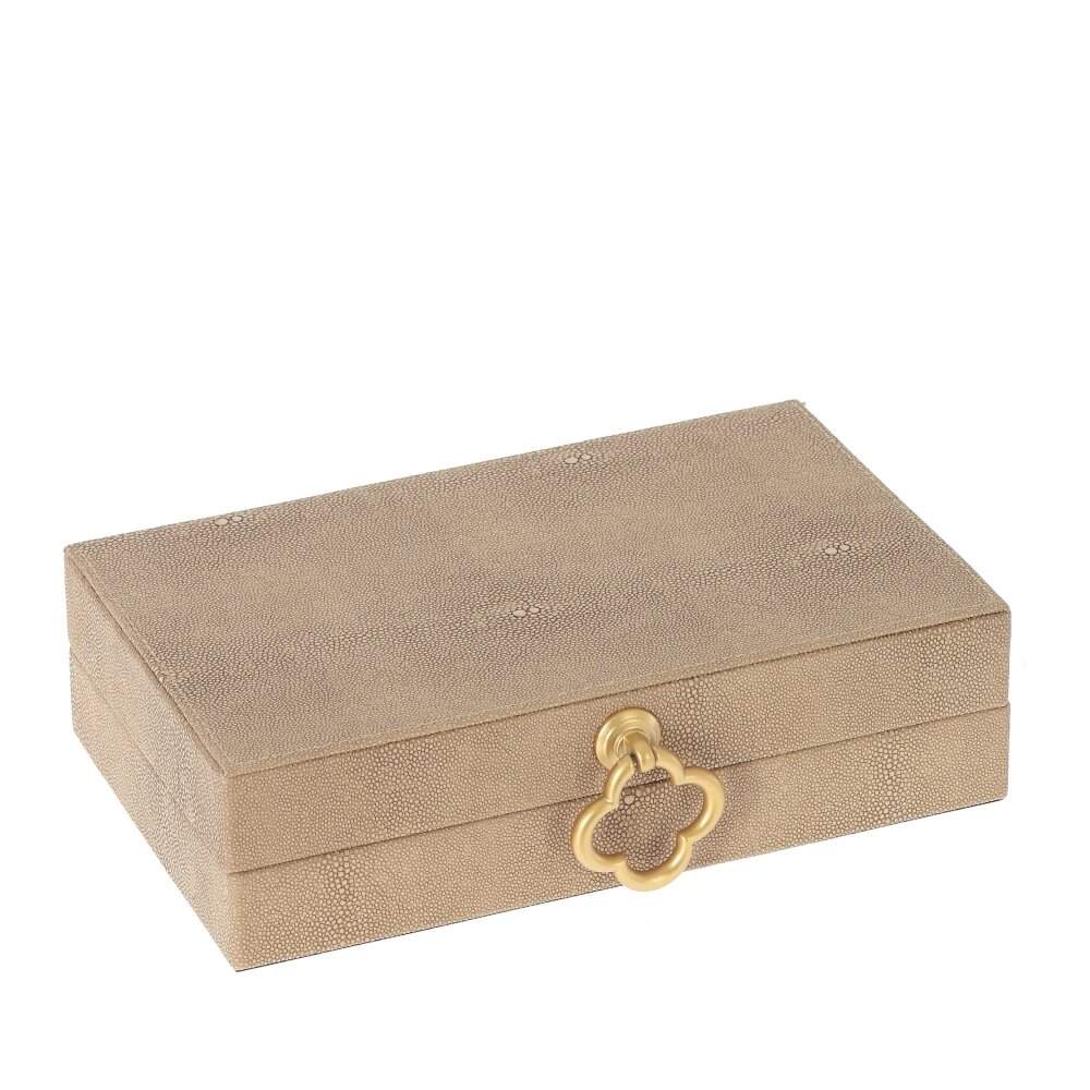 REMECO COLLECTION Шкатулка 804892 полимер/дерево/металл/текстиль 24,5х16х6,5см