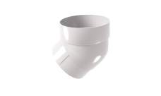 Колено трубы 45 град. ПВХ Grand Line белый (RAL 9003)