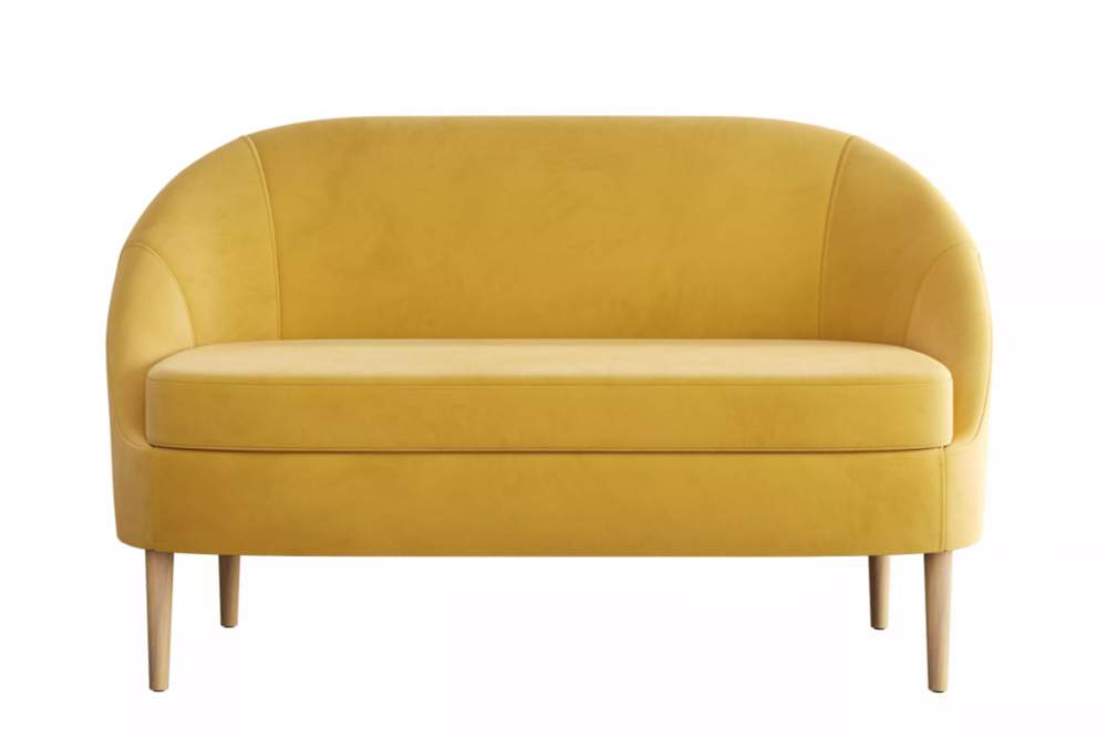 Диван Комо 2бт СК (Ультра мустард)