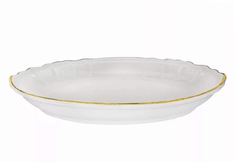 LENARDI Maria Gold Блюдо 226-102 овальное 15см 