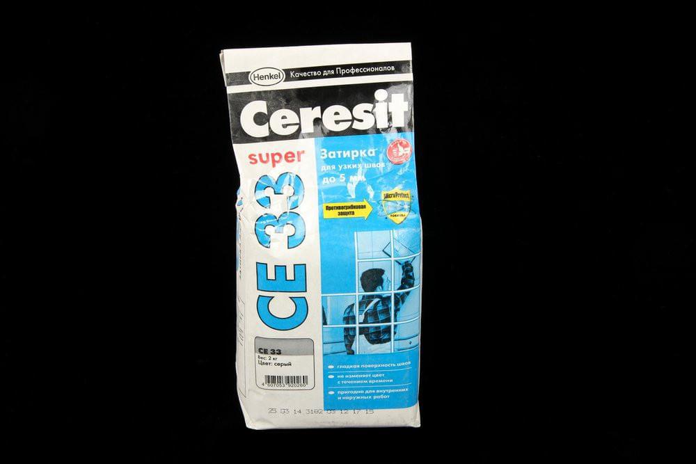 Затирка Ceresit CE33 S №07 серый  2-5мм (2кг) 790889