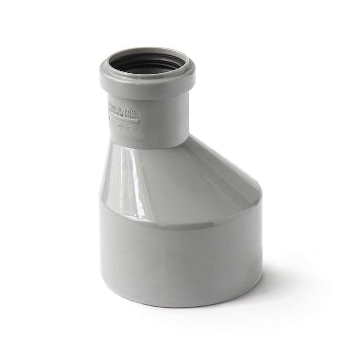 Переход кан. конус RTP   75/50 с кольцом  /Серый/