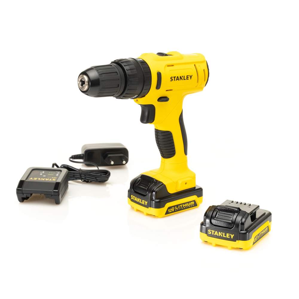 Шуруповерт акк. STANLEY SCH 121  S2K ударн.12V,2*1,5 Ач.