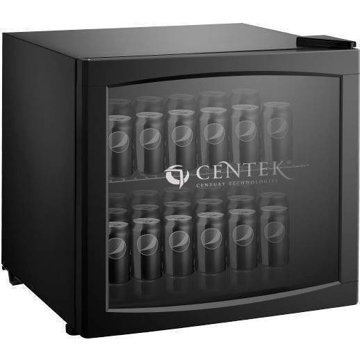 Холодильник Centek CT-1701  44л барный (черный)стек.дверь