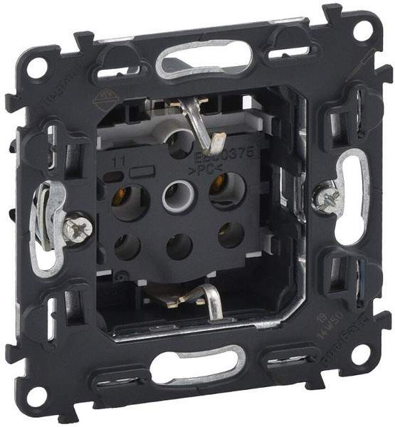 Розетка VALENA Mex IN'MATIC  753025  с/з, винт.зажим