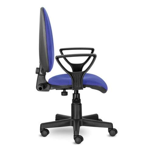 Престиж+кресло(тк.мебельная ТК-9 (синий) г/п 140,ПВМ, PL 600 гольф ролик ст.) (max 90 кг)