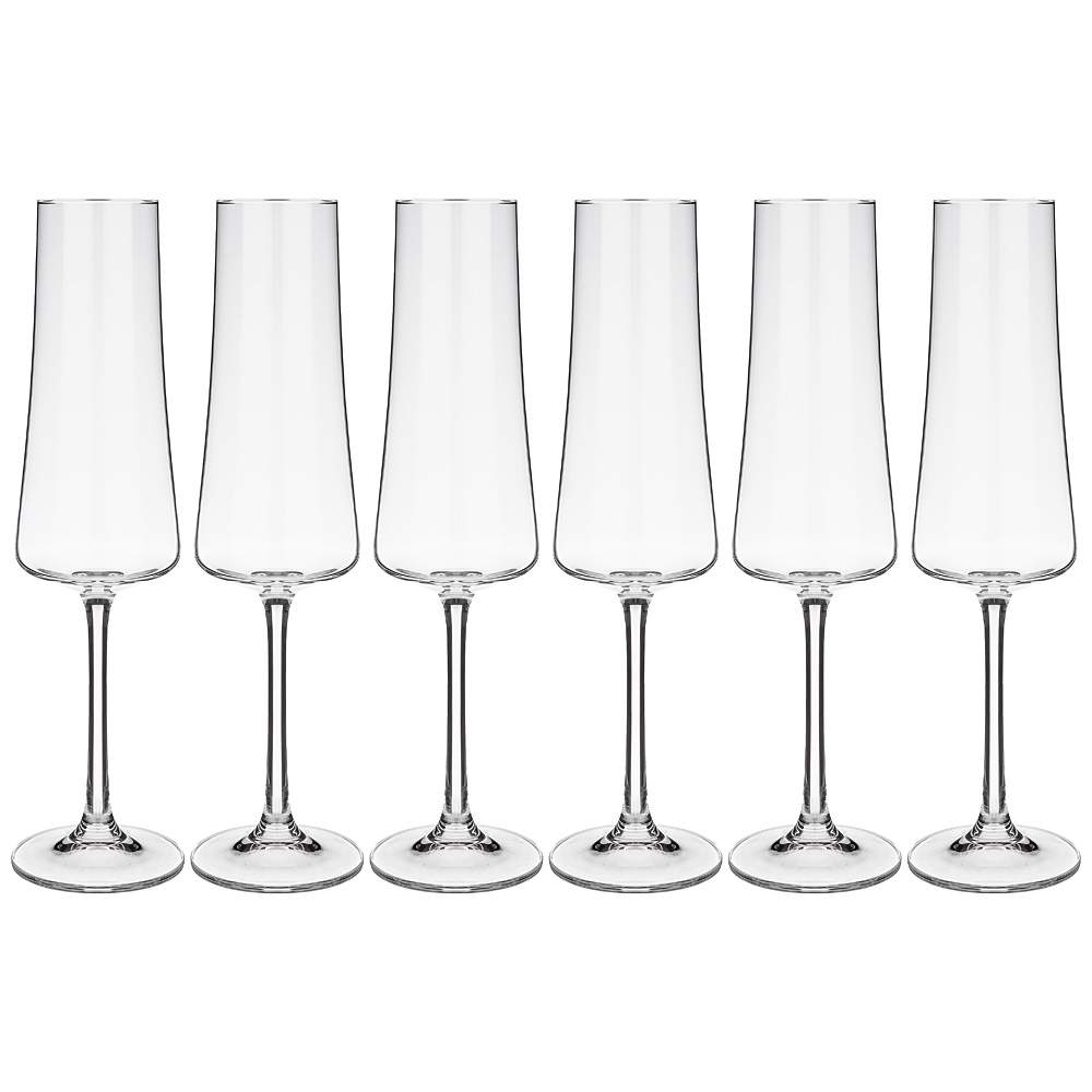 CRYSTALEX BOHEMIA Экстра 40862/210 Набор бокалов д/шампанского 210мл 6шт