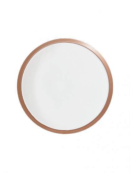 Светильник с/д СПО Луна 60Вт 2700К/4000К/6500К  IP54 обод розовое золото Фарлайт