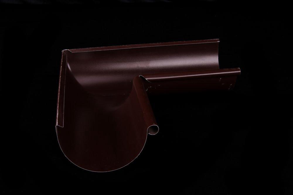 Угол желоба внутренний Optima 90гр 125мм RAL 8017