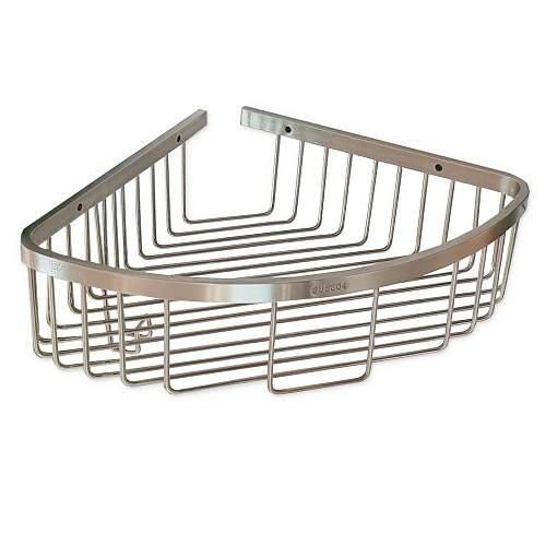 Полка GFmark 80360 22см одинарная угловая овальная нерж/ст