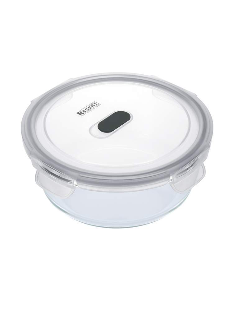 REGENT INOX Linea Desco Контейнер 93-DE-CA-21-600 д/хранения 0,6л кругл. термостекло, пласт.крышка
