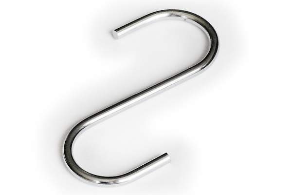 Крючок S-002/C  д/трубы D-25  хром