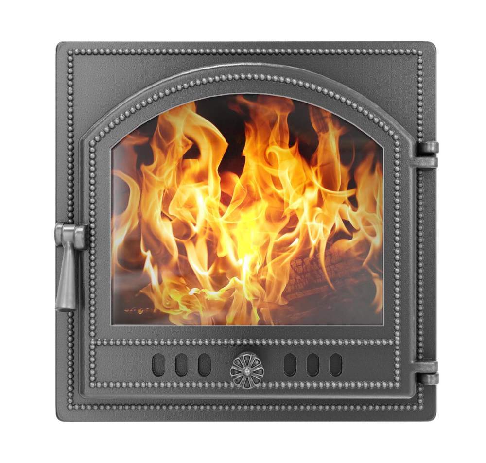 Дверка Везувий каминная 205 (Антрацит)