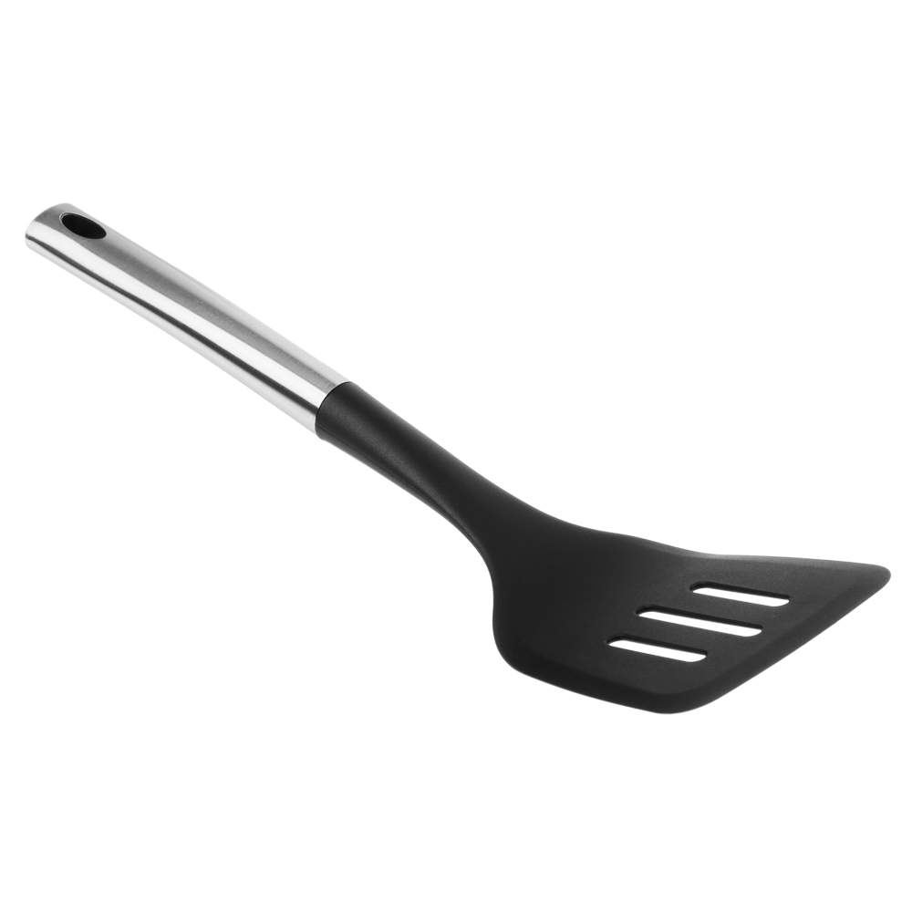 SATOSHI Монте Лопатка 882-443 кулинарная с прорезями 34,5х9,8см нерж.сталь/нейлон