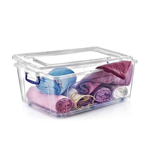 DUNYA PLASTIK Контейнер 30159 Клиер д/хранения 58л 680х465х270мм  (6)