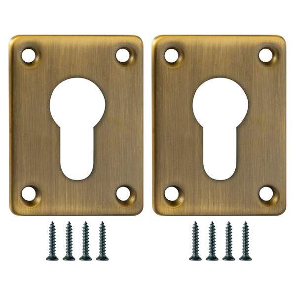 Декоративная накладка ESC083-ABG-6 Бронза на цилиндр сталь (2шт)