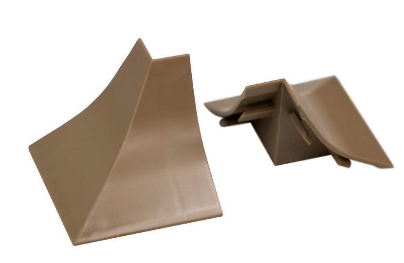 Угол внешний к плинтусу LB-23 для столешниц  Дуб каньон  6018