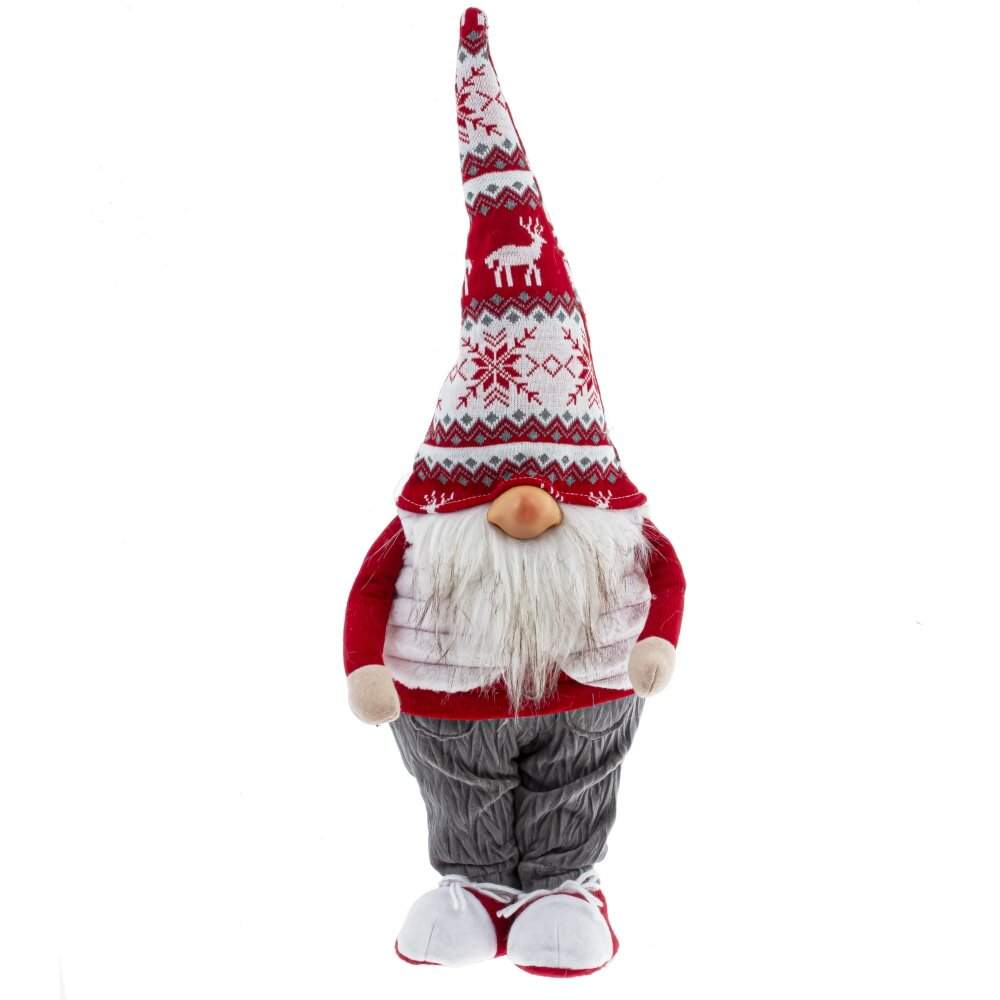 REMECO COLLECTION Игрушка набивная 813371 Гном красный 20х13х56см 