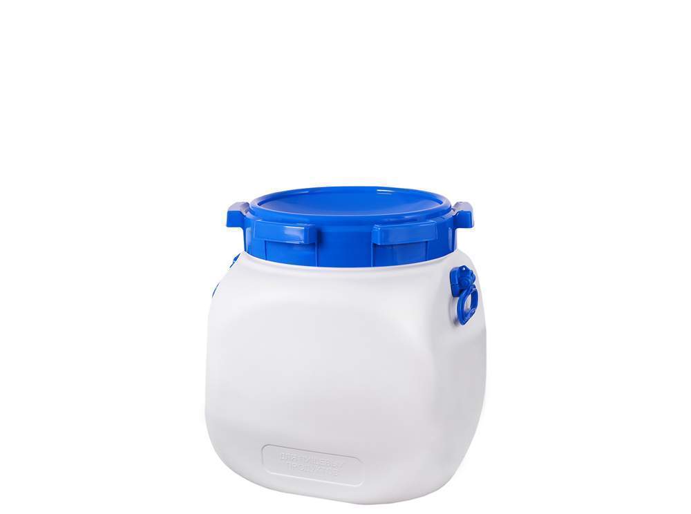 ЭЛЬФПЛАСТ Фляга Fortis 577 40л с ручками для пищевых продуктов 385х385х405 