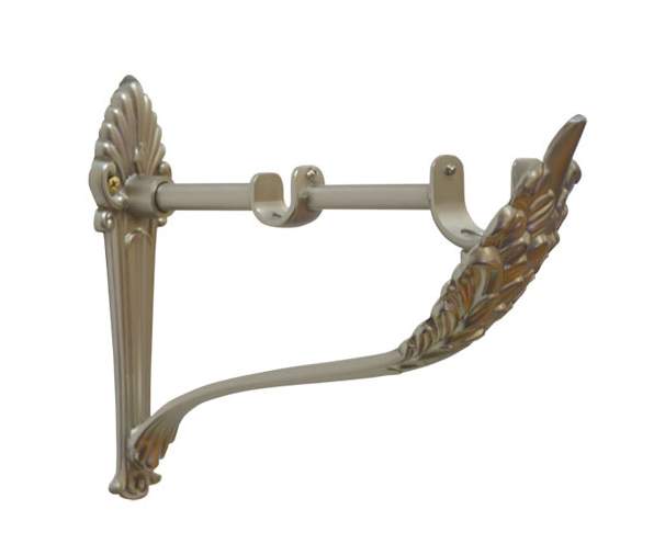 Кронштейн  DIY  двойной откр  28/16мм  АНТИК Сатин//SN