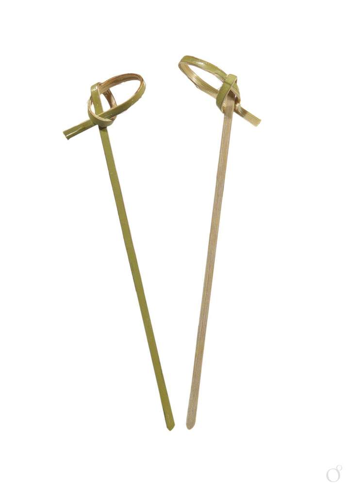 OPTILINE Пика Узелок 80мм бамбук 100 шт/уп 10-1119 