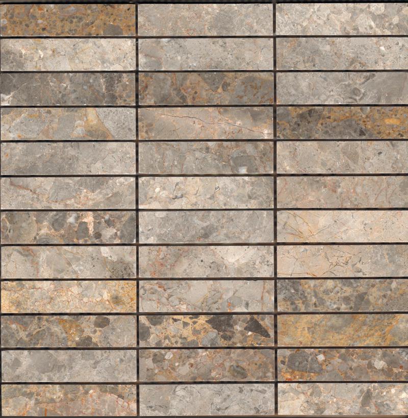 Мозаика LgP 23х98 (300х300х9), натур. мрамор