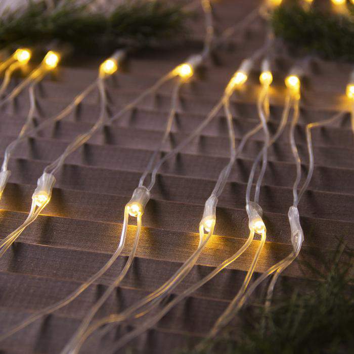 Гирлянда 2361698  Сетка уличная УМС Ш:2м  Н.С. 3W  LED-384-220V  БЕЗ контр. ТЕПЛО-БЕЛАЯ