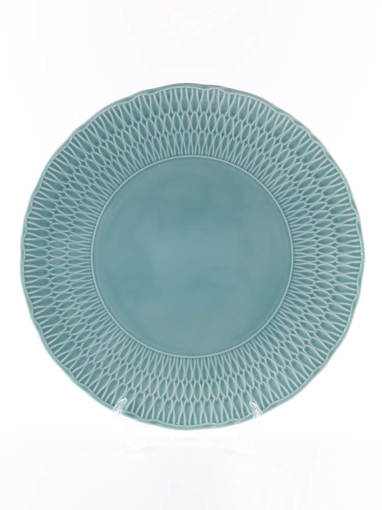 CMIELOW Sofia LB05 Голубая глазурь Тарелка мелкая 28см 0881390
