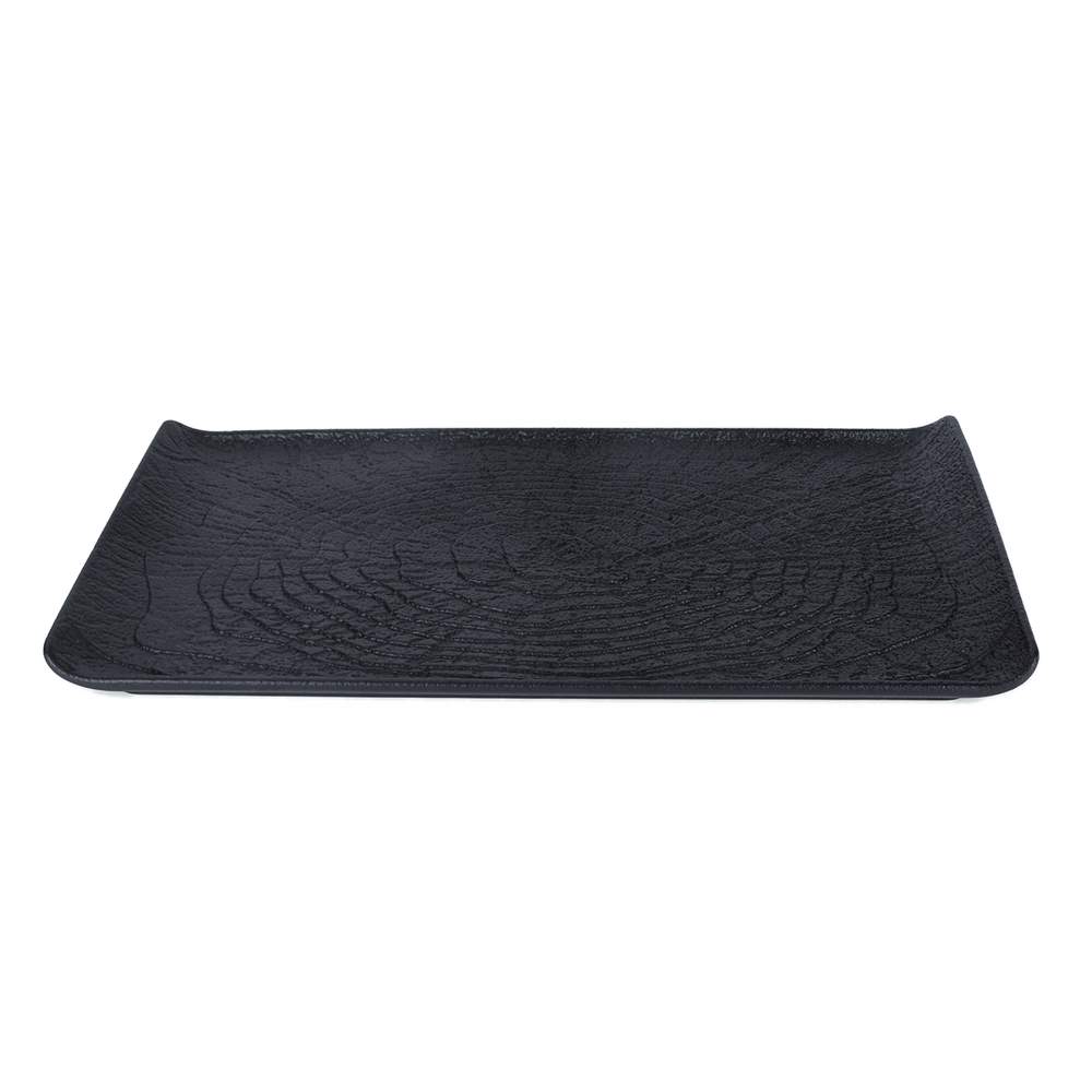 P.L. Proff Cuisine Black Raw Wood Блюдо д/подачи 81229870 прямоугольное 29,5х14,8см (24/6)