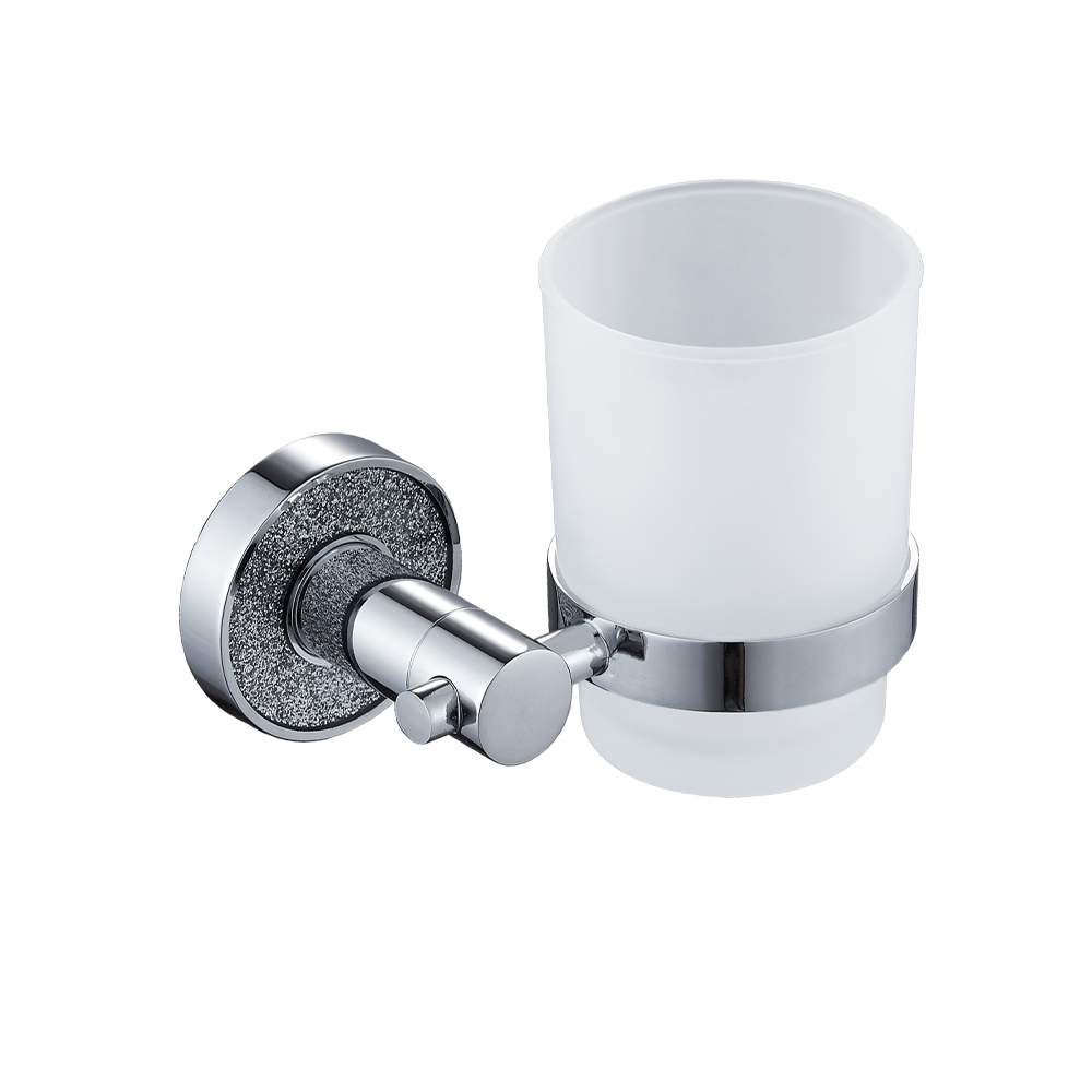 Стакан стеклянный GFmark  4806 креп.к стене  крепл.с Алмазной крошкой