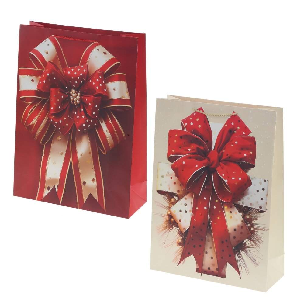 REMECO COLLECTION Пакет подарочный НГ 816969 43х15х55см 2в