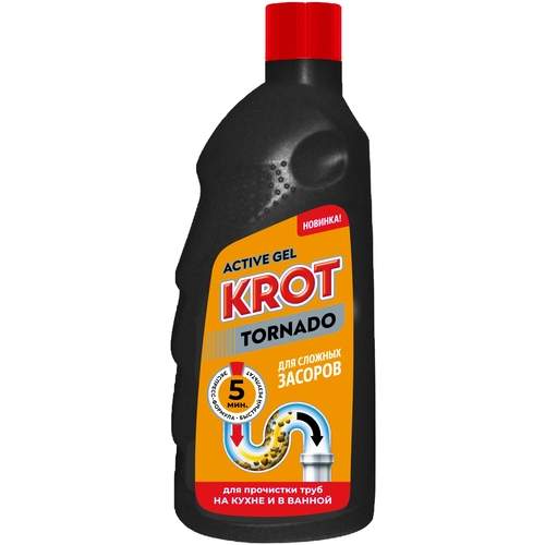 KROT Tornado гель для сложных засоров 1000гр