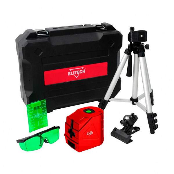 Лазерный уровень ELITECH ЛН 3К ЗЕЛ.Промо