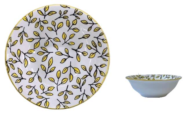 MARIGOLD Листик Миска суповая 700мл/18см фарфор UG000400