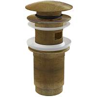 Водослив д/умывальника  A392-ANTIC  click/clack  5/4"  Бронза