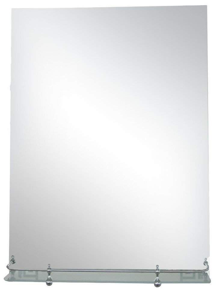 Зеркало  70х50см  46197в с фацетом + полка 50см