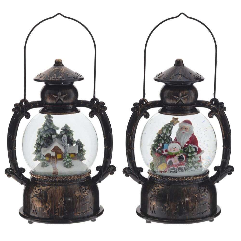REMECO COLLECTION Фигурка 791959 Шар водяной Фонарь -подсветка,музыка,генератор вьюги 10х10х15см