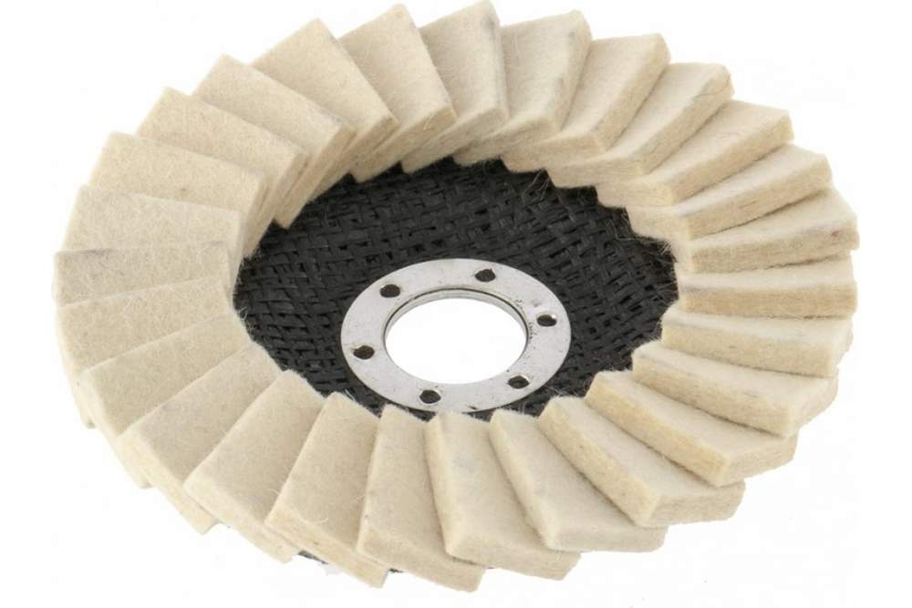 Круг Matrix полированный лепестковый  125х22,2мм из нат.войлока  75934