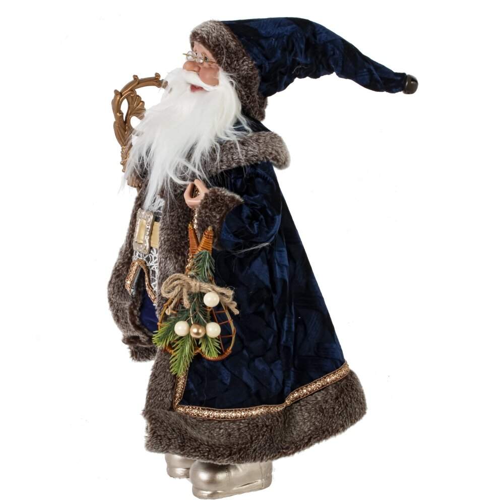 REMECO COLLECTION Дед Мороз 822839 темно-синий/коричневый 26х15х46/61см