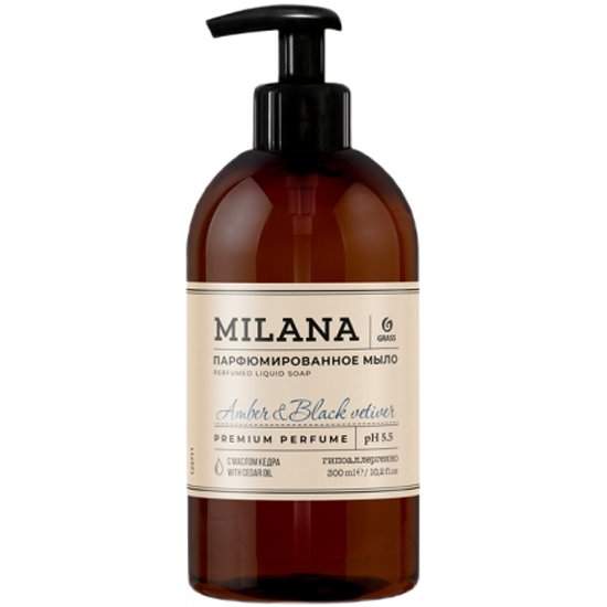 Жидкое мыло парфюм. GraSS Amber&Black Vetiver 0,3 мл 125711
