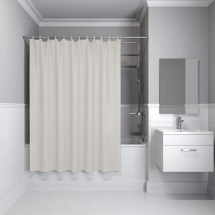 Штора д/ванной IDDIS 200*240см  полиэст. бежевый  BL02P24i11
