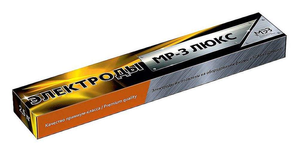 Электроды  МР- 3 ЛЮКС 2,0мм  /1 кг/  МЭЗ(Магнитогорск)