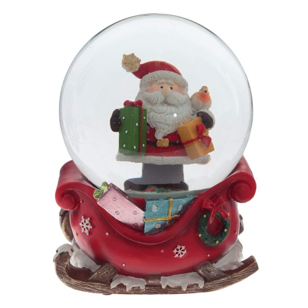 REMECO COLLECTION Фигурка 794198 Шар водяной Новый год (музыка с ключа) d10см 11х9х14см