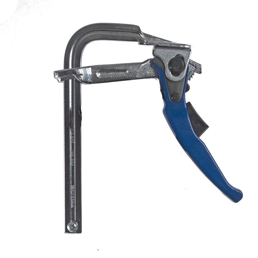 Струбцина  КОБАЛЬТ F-образная рычажная  кованная 80х120мм  249-044