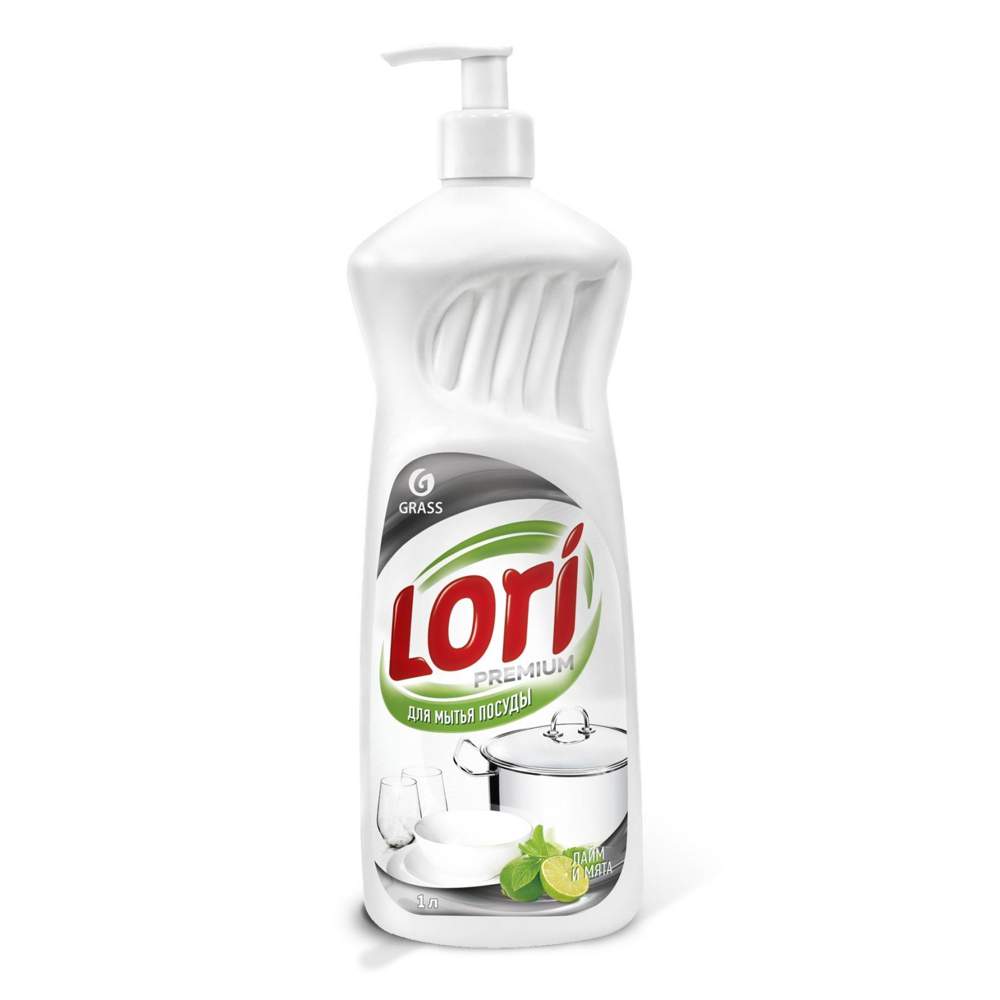 Средство д/мытья посуды GraSS LORI Premium лайм и мята 1л. (360102)
