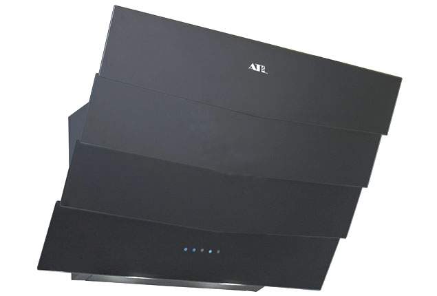 Кухонный воздухоочиститель ATLAN 3488 D LCD turbo 60см  black   1030 m3