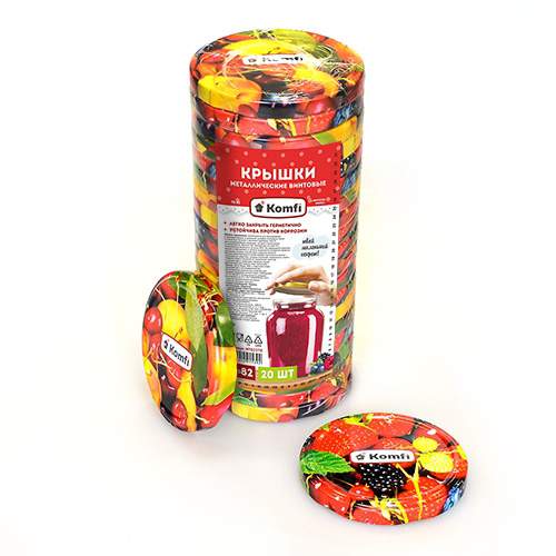 KOMFI Крышка Твист 82 Фрукты микс NTO2378 (20/720)