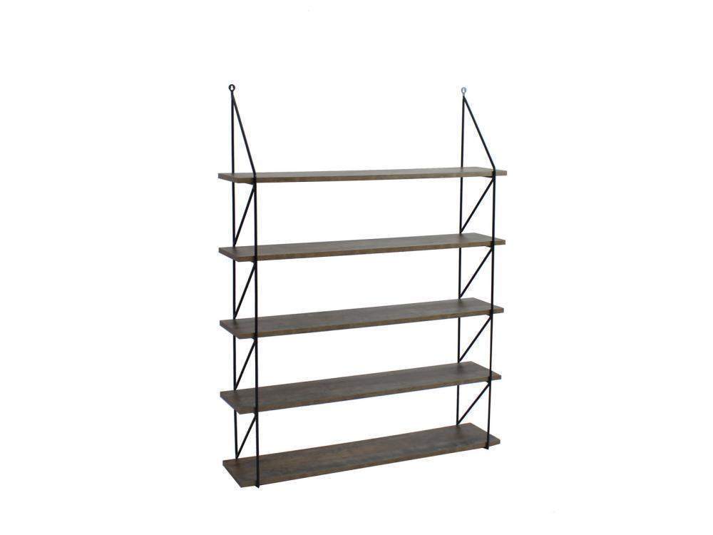 Полка настенная №1  5ярусная  700*1250*220 Сосна санторини