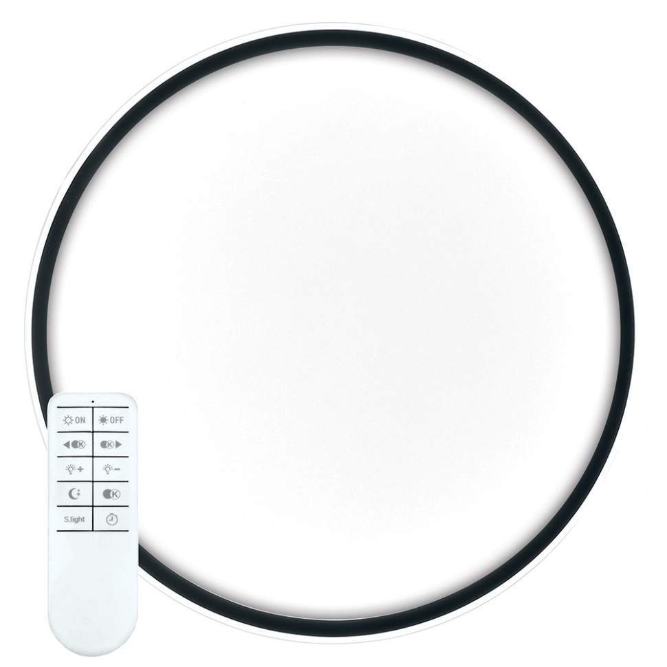 AL5800 80W Max 5600Lum 3000K-6500K IP20 черный Светильник управляемый  41557/RING