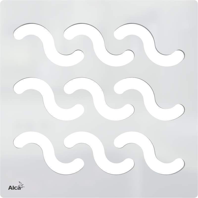 MPV002 Дизайнерская решетка 102х102х5 латунь-хром